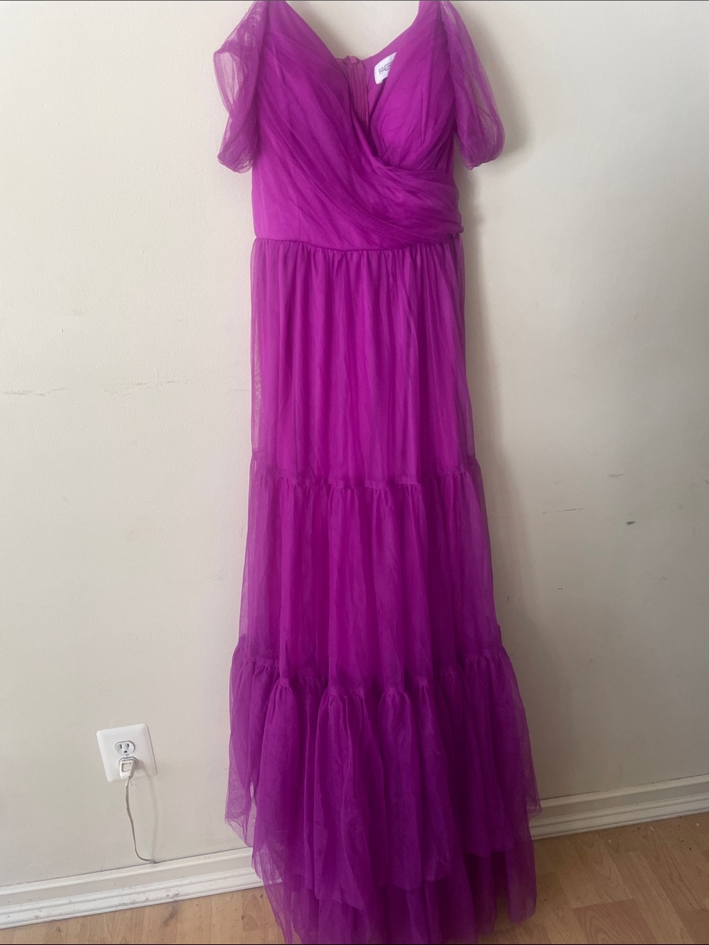 Faeriesty Magenta Tulle Prom Dress